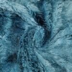 100% Polyester Tie-Dyed PV Swadloon Plush Shaggy Long Pile Faux Fur Fleece Fabric