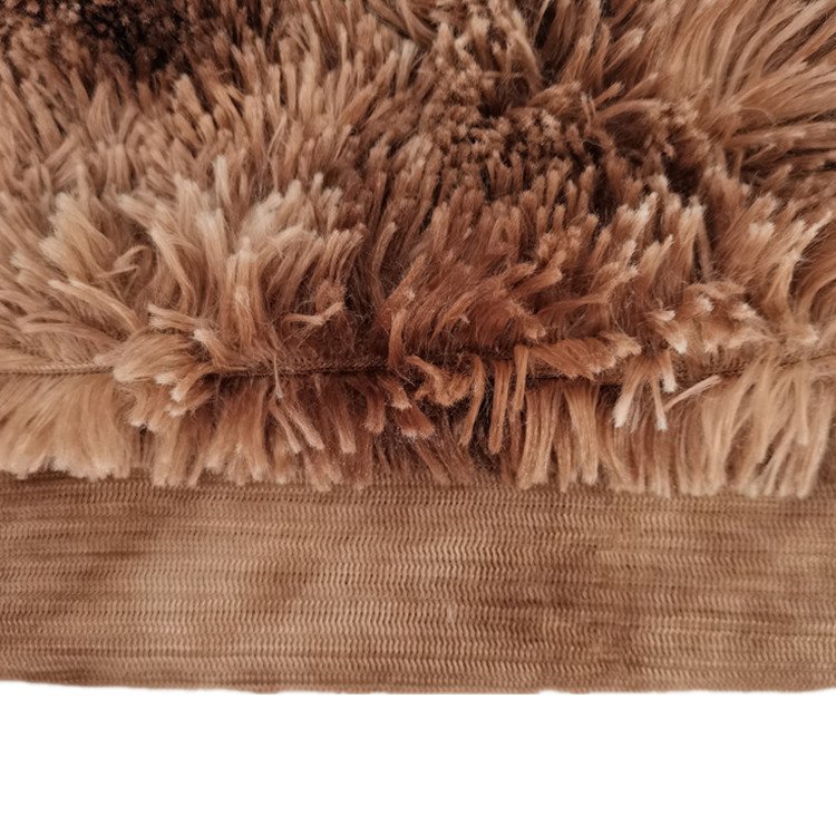 100% Polyester Tie-Dyed PV Swadloon Plush Shaggy Long Pile Faux Fur Fleece Fabric