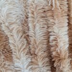 100% Polyester Tie-Dyed PV Swadloon Plush Shaggy Long Pile Faux Fur Fleece Fabric
