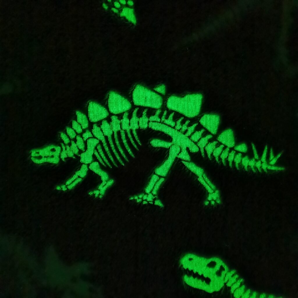Luminous Glow in The Dark Flannel Fleece Fabric For Children Gift